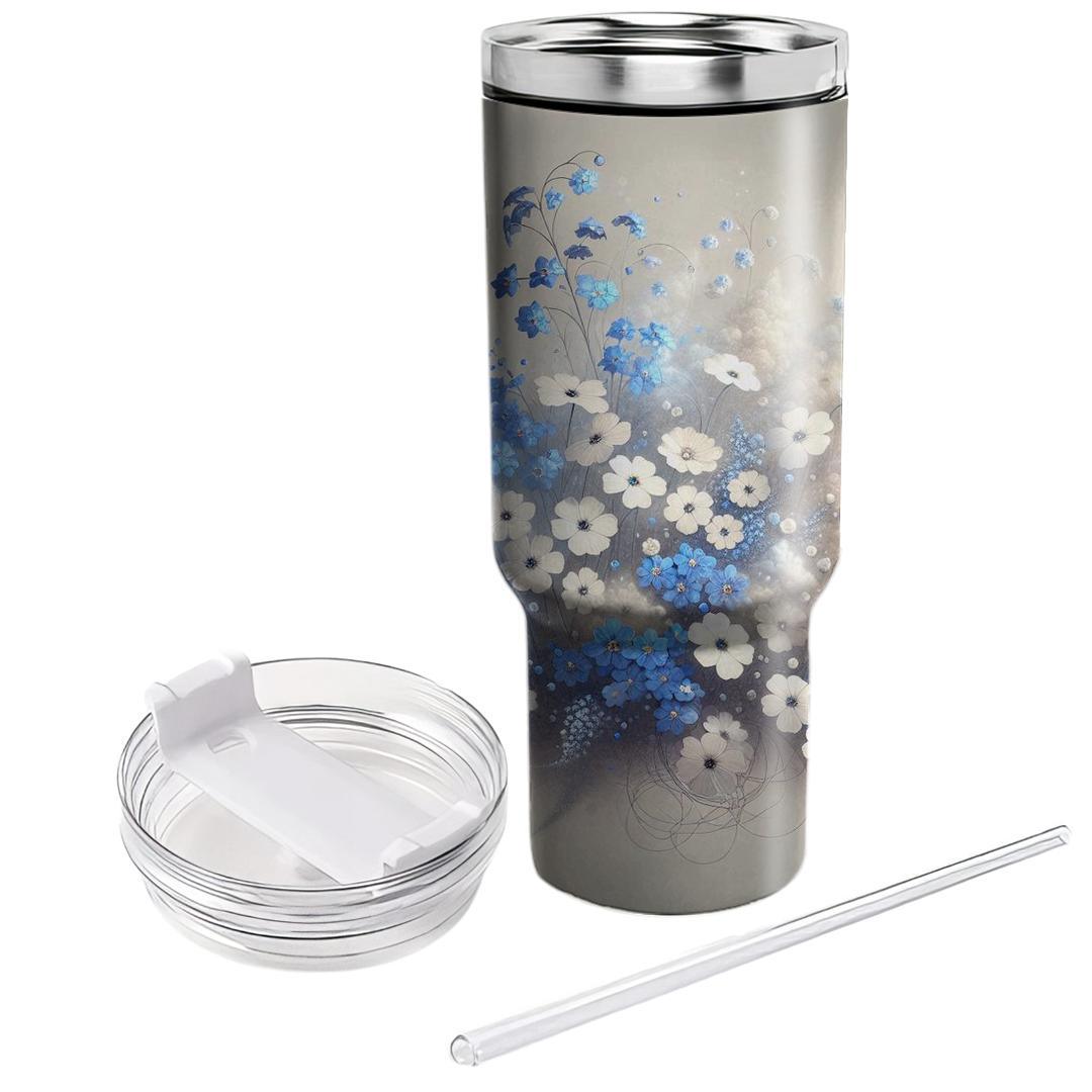 Mystical Floral Whispers  Unique Tumblers