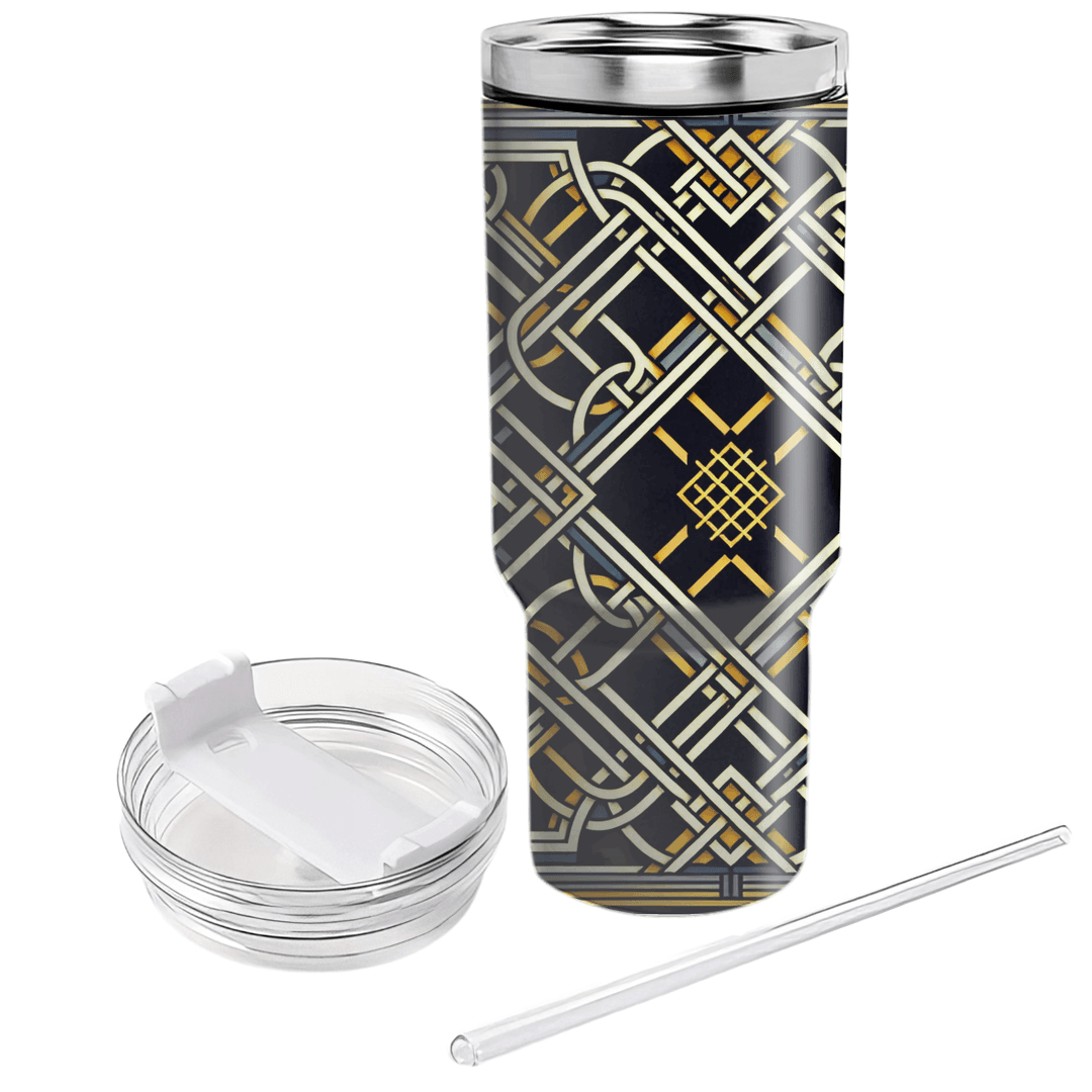 Art Deco Lines  Insulated Tumblers
