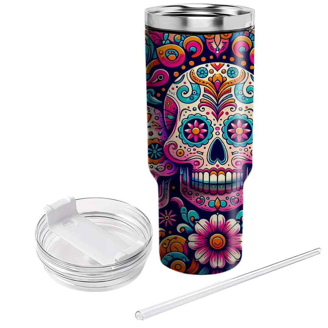 Mystical Masks - Festival Of The Dead  Tumblers With Lids