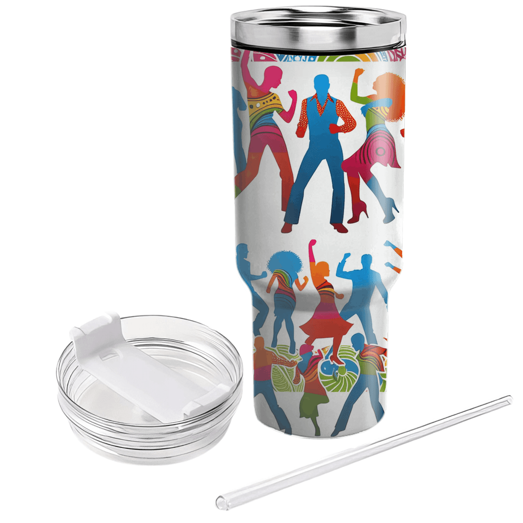 Funky 80s Dancer  Personalized Tumblers