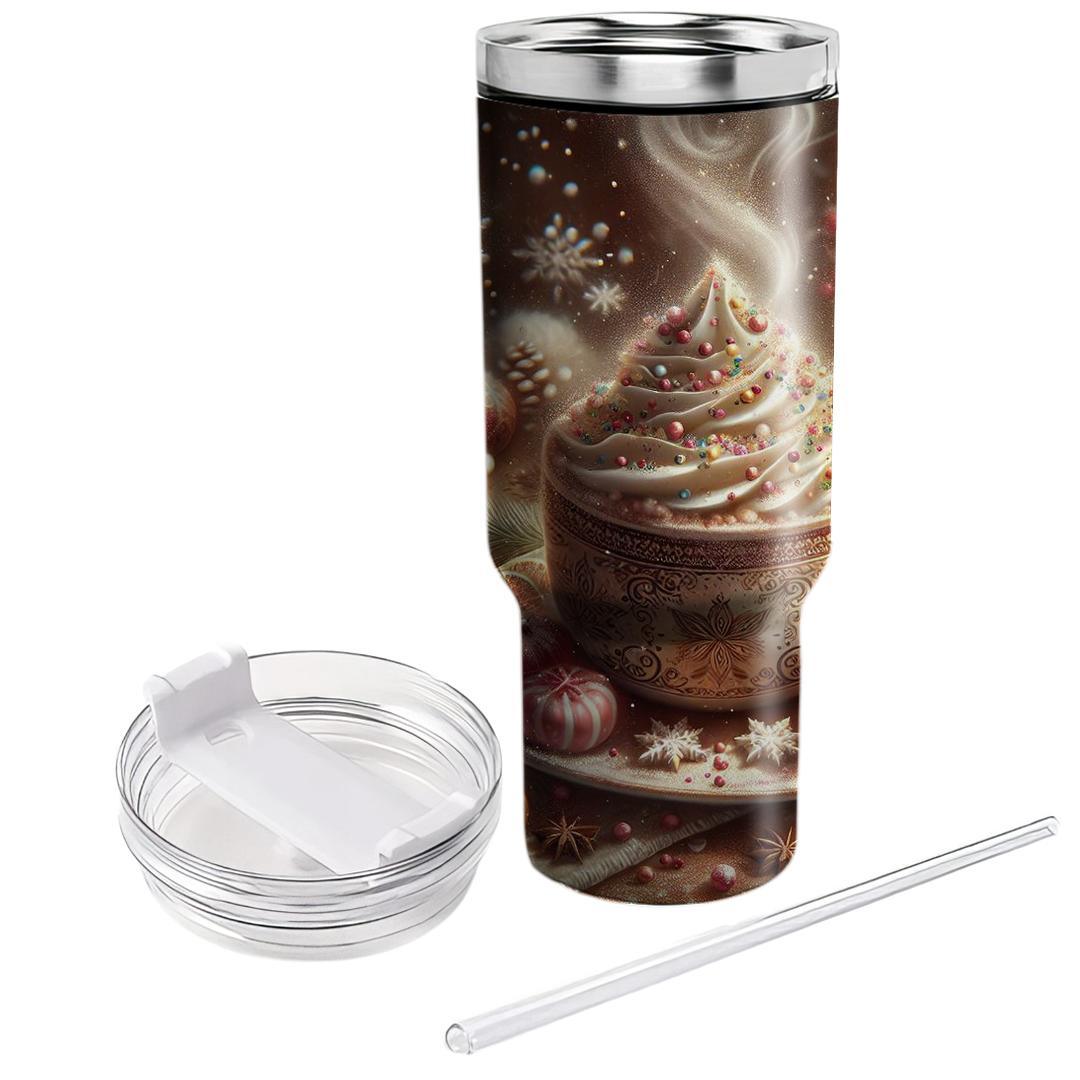 Winter Cozy Hot Chocolate  Tumbler Cups
