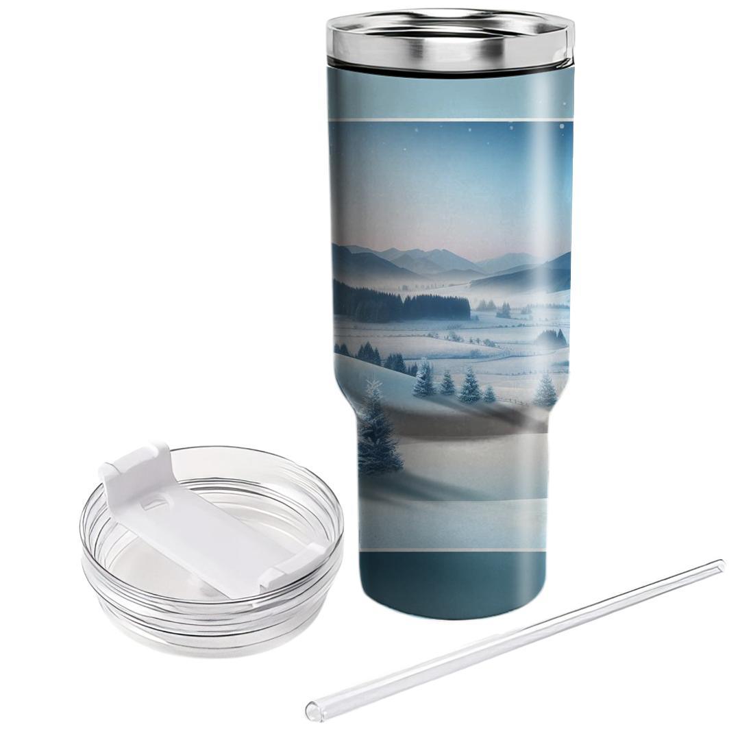 Winter Serenity Retreat  Decorative Tumblers