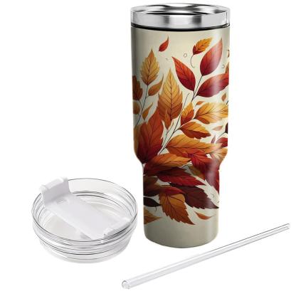 Autumn Leafy Retreat  Travel Tumblers