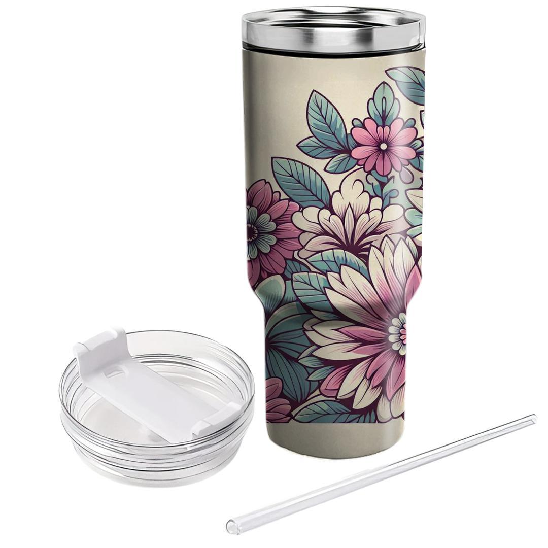 Floral Freedom  Travel Tumblers