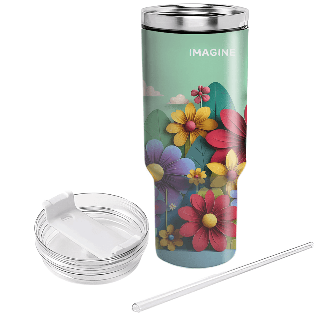 Botanical Fantasy  Unique Tumblers