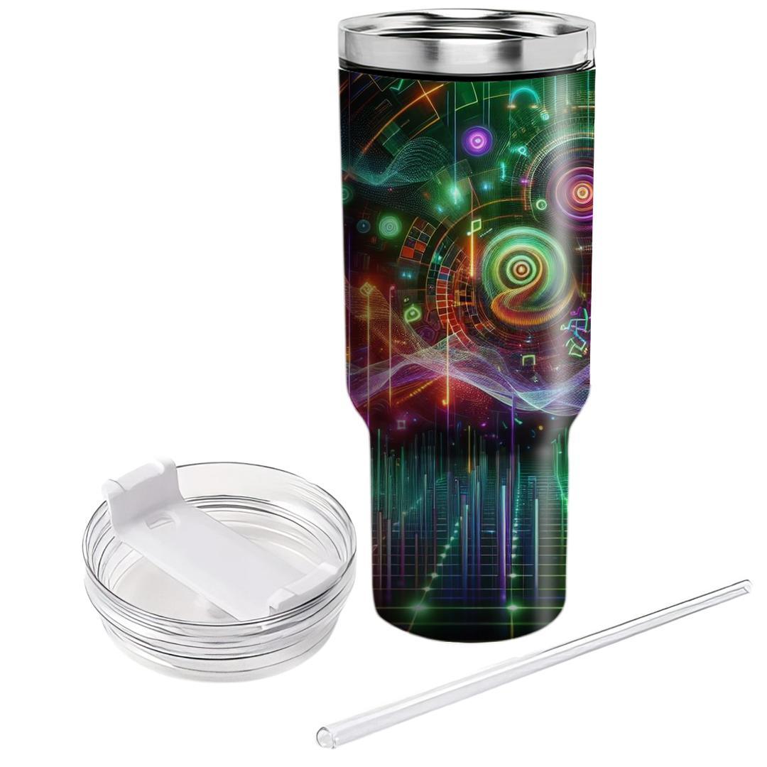 Techno Trance  Decorative Tumblers