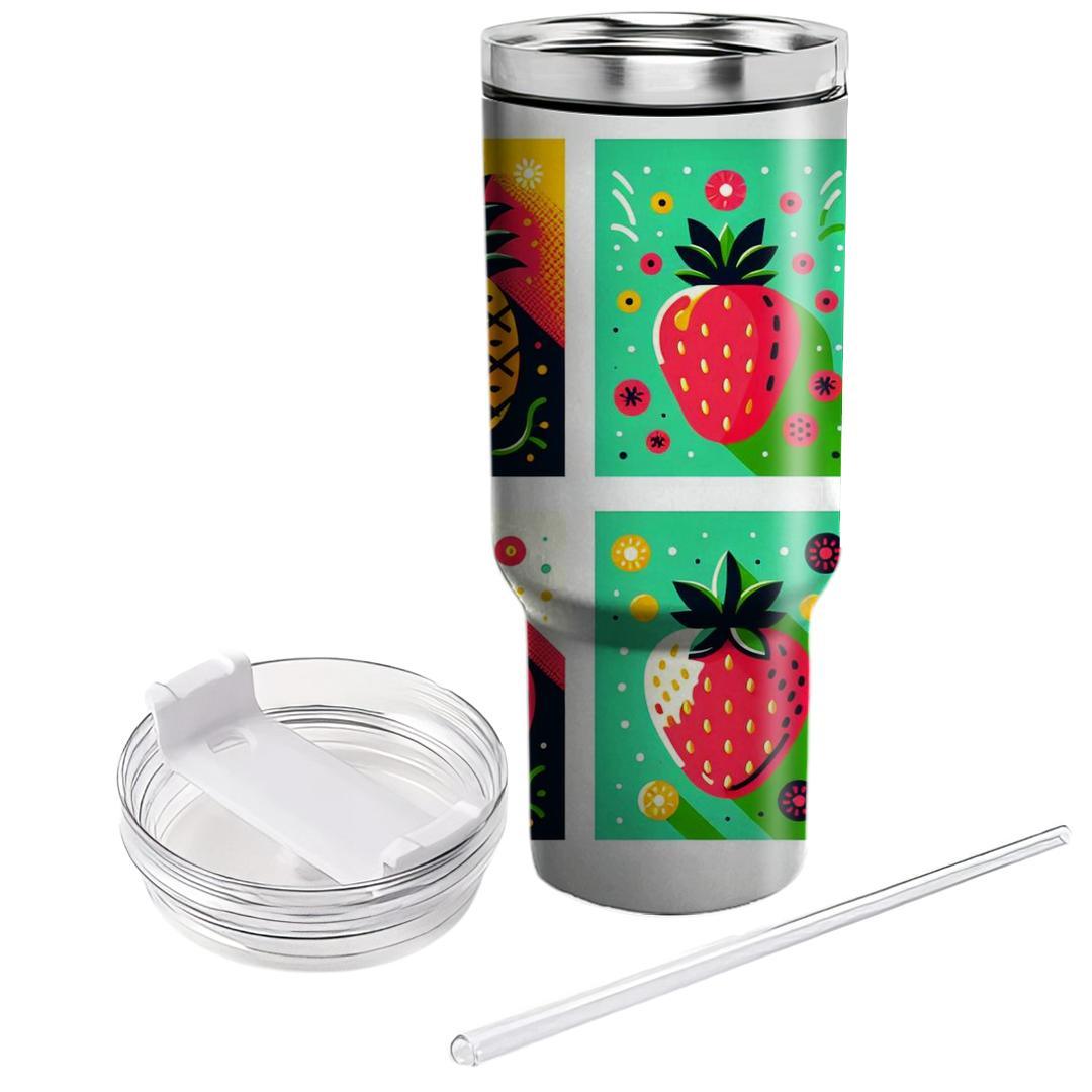 Funky Fruit Medley  Decorative Tumblers