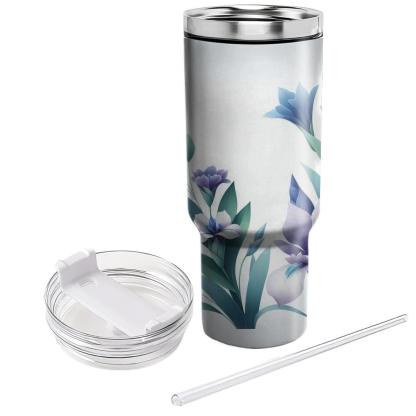Serene Iris Symphony  Insulated Tumblers