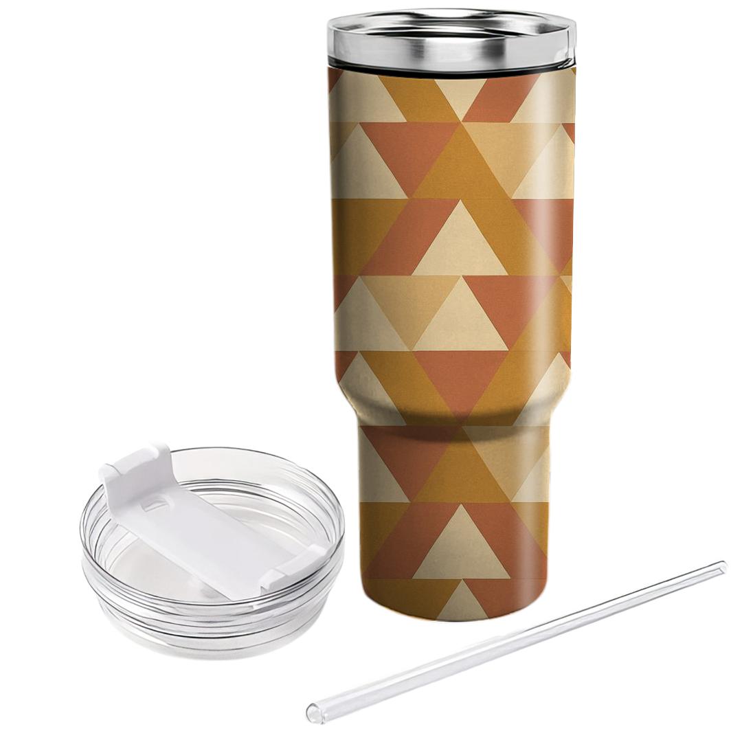 Triangular Desert Mirage Unique Tumblers