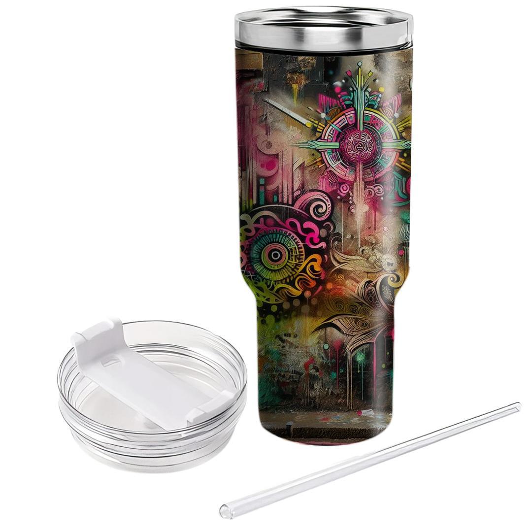 Retro Street Style  Personalized Tumblers