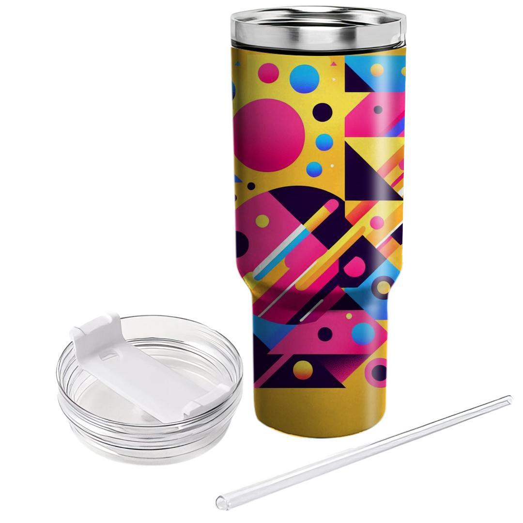 Funky Geo Shapes  Tumblers With Lids