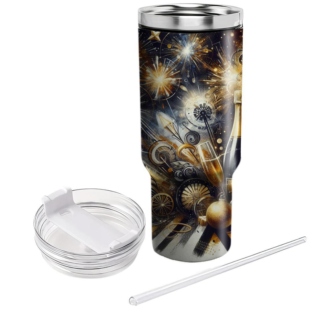 Joyful Revelry - New Year’s Eve  Decorative Tumblers