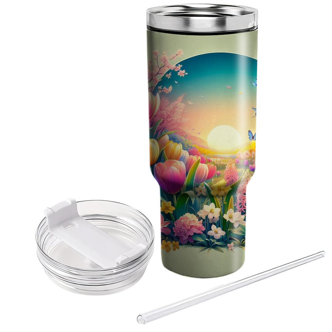 Blooming Beauty  Tumbler Cups