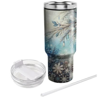 Glistening Winter Morning  Travel Tumblers