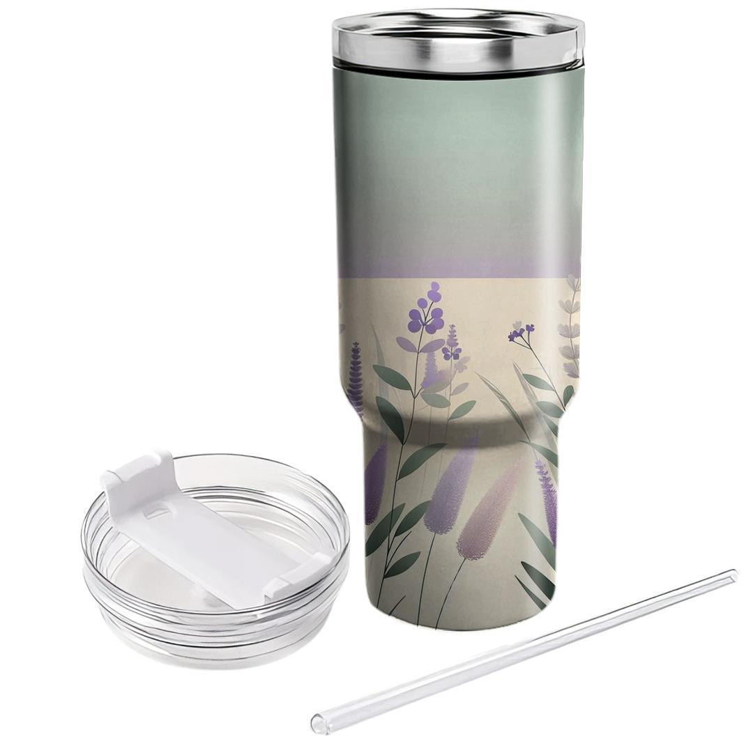 Charming Lavender Field  Insulated Tumblers