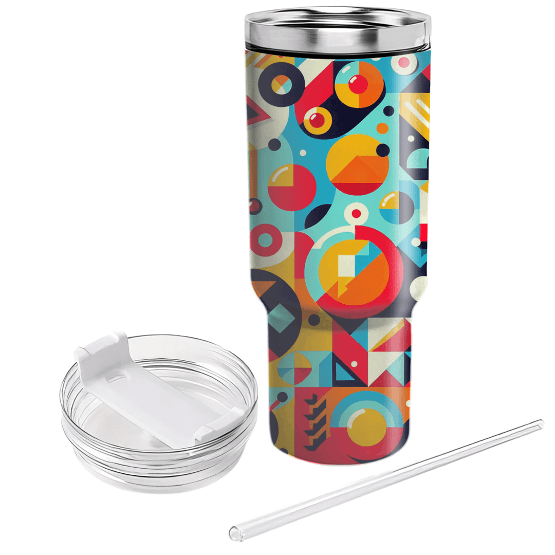Groovy Retro Shapes  Tumblers For Gifts
