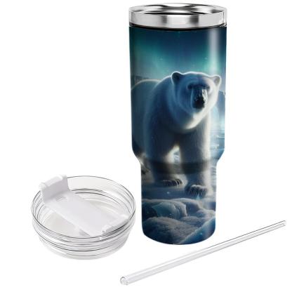 Frosty Polar Bear Haven  Tumblers With Lids