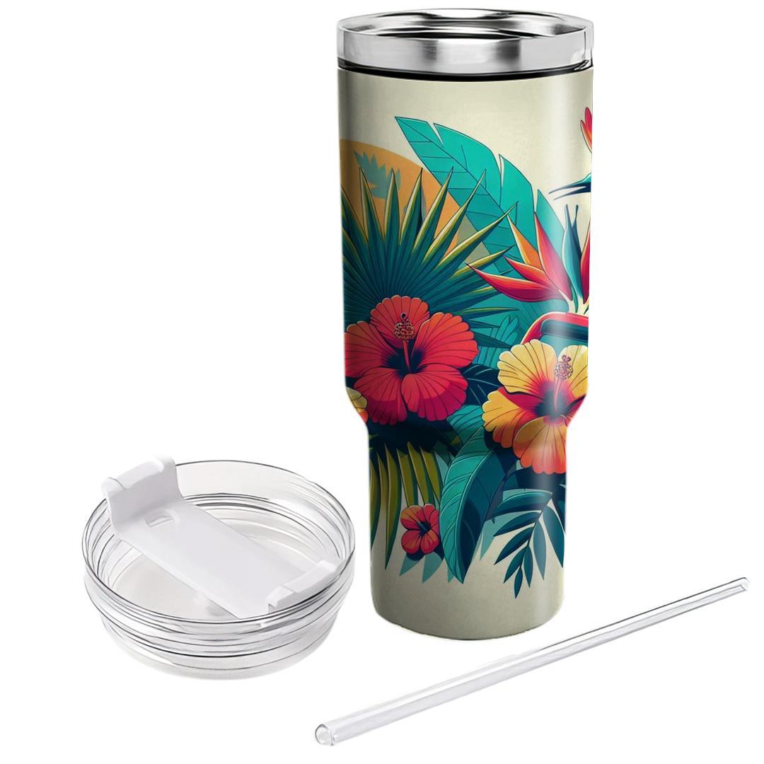 Tropical Jungle Fiesta  Unique Tumblers