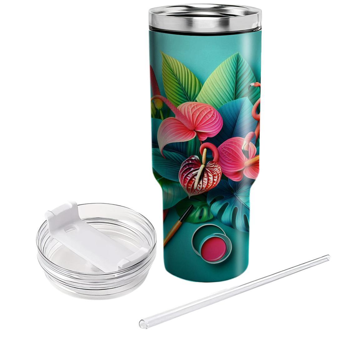 Exotic Floral Dreamscape  Tumblers For Gifts