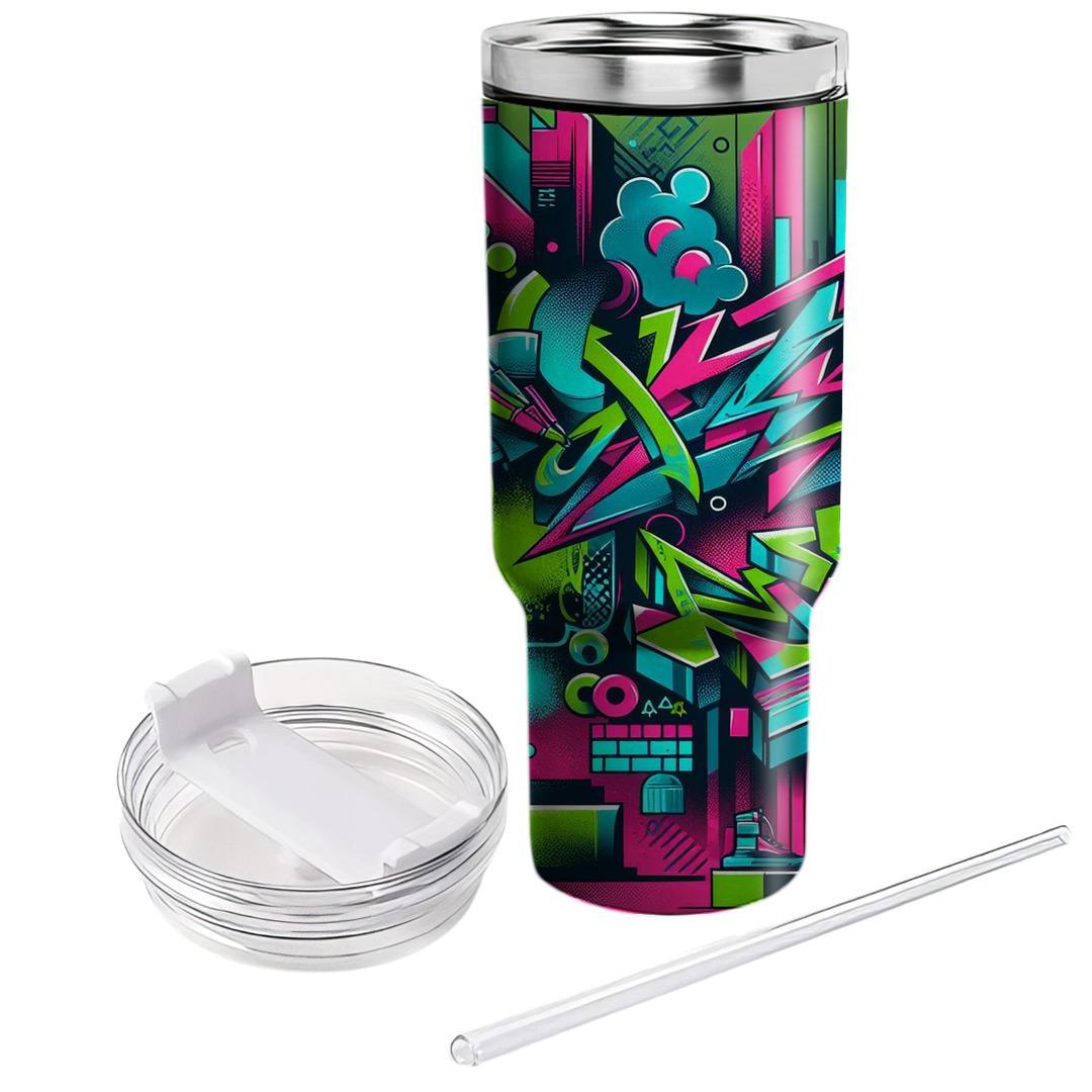 Graffiti Style  Custom Tumblers