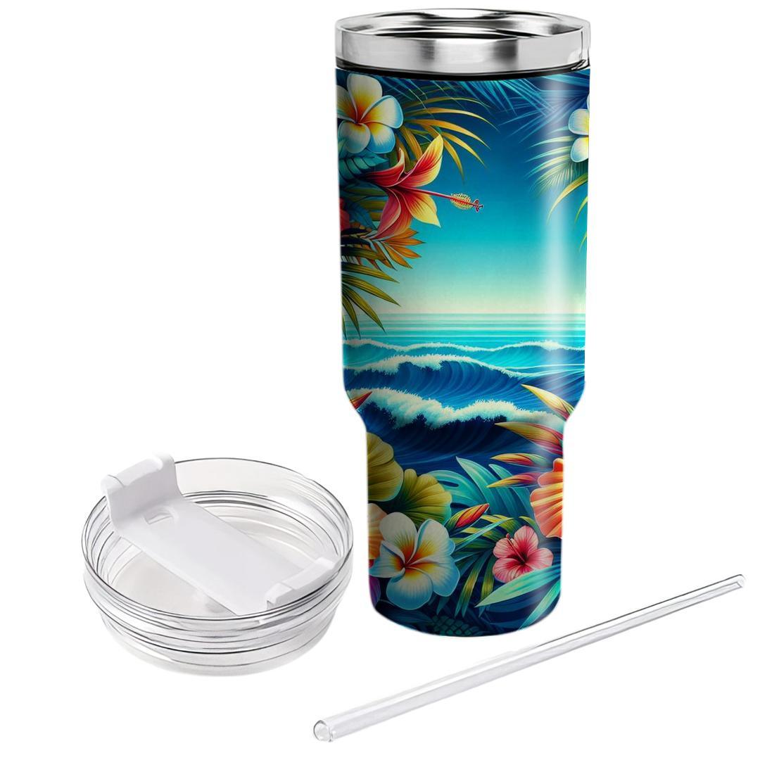 Tropical Blooms Delight  Tumblers For Gifts