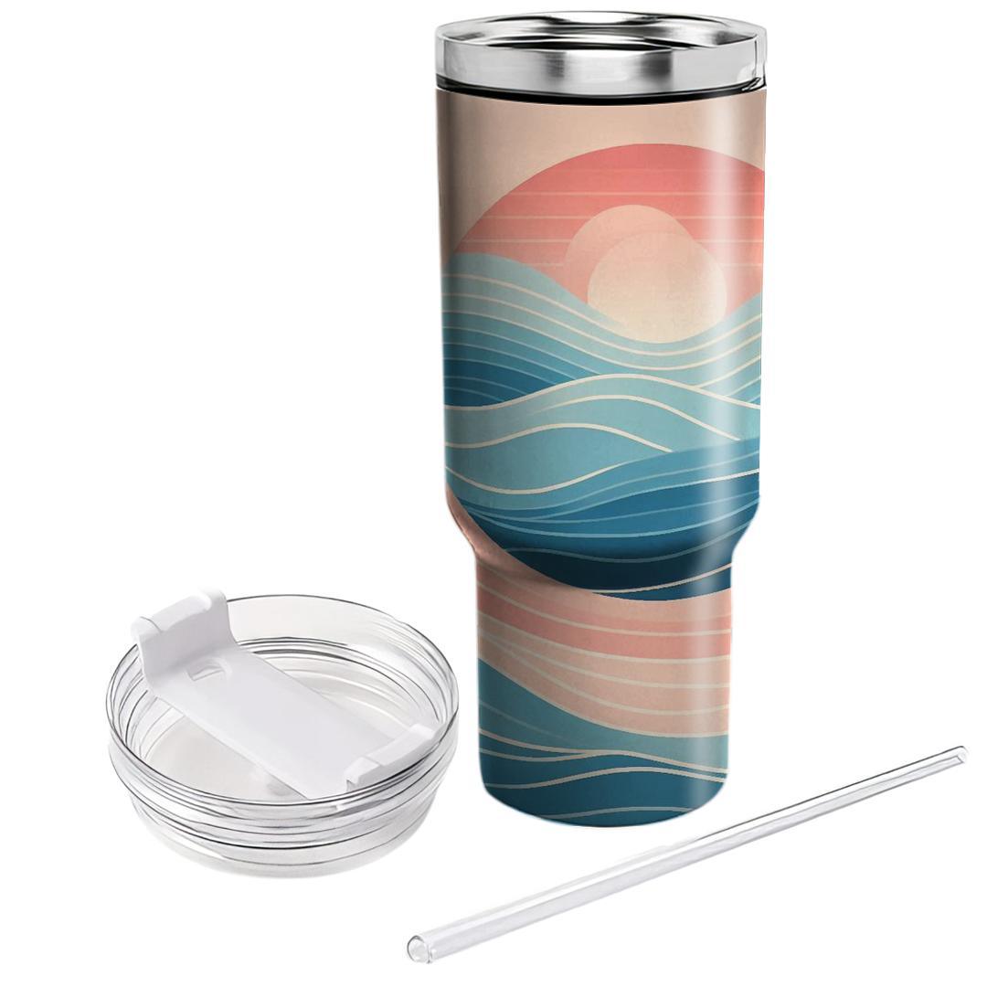Peaceful Sunset  Unique Tumblers