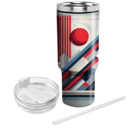 Diagonal Stripe Energy  Insulated Tumblers
