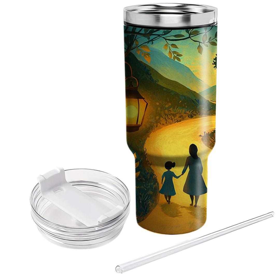 The Lantern Of Love: Guiding The Way In Darkness Tumblers With Lids