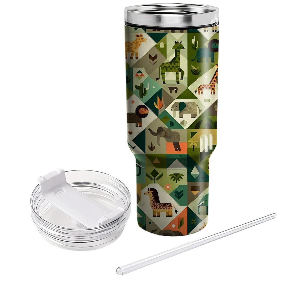 Charming Animal Safari  Tumblers For Gifts