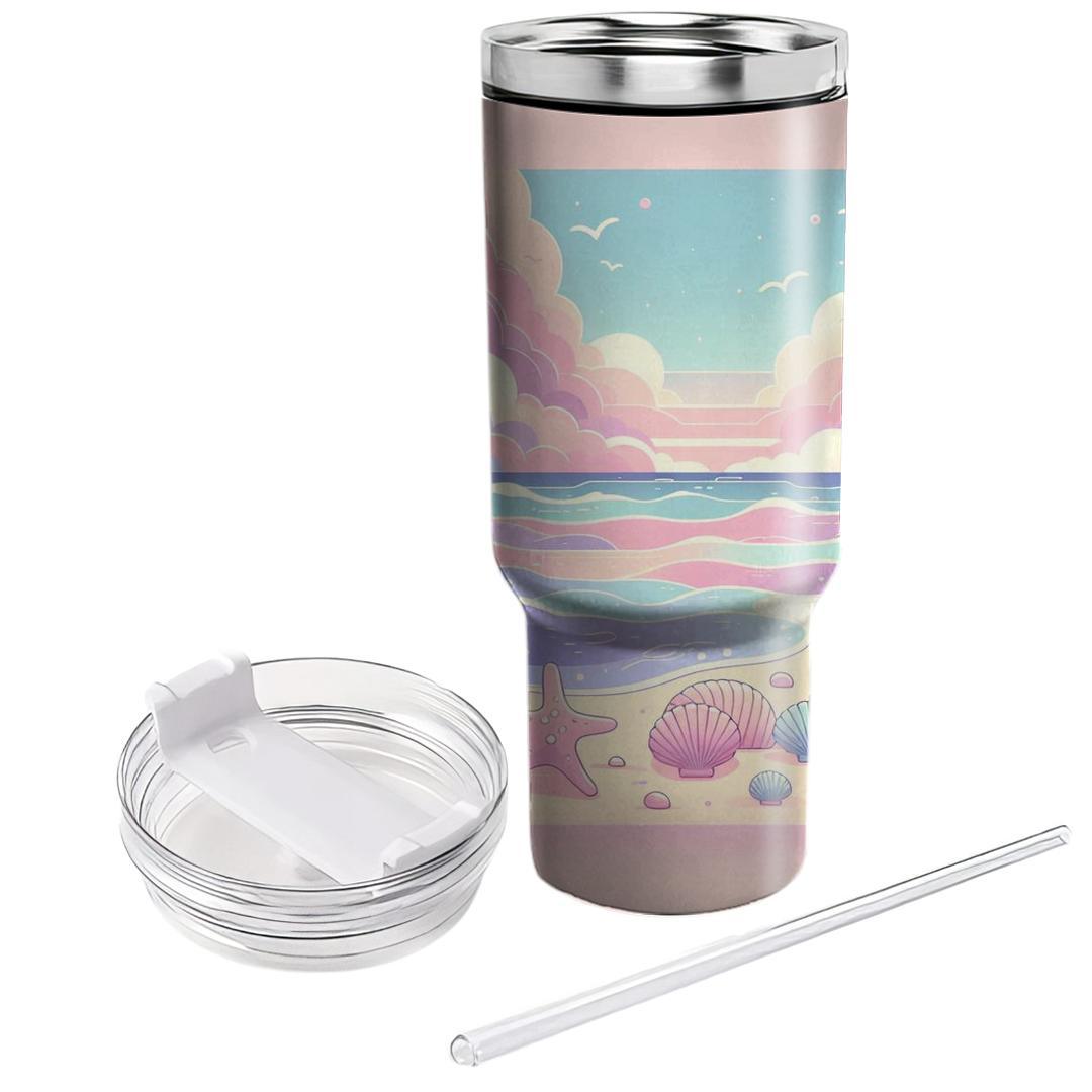 Summer Pastel Paradise  Travel Tumblers