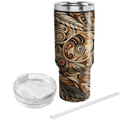 Peaceful Autumn - Native American Heritage Month  Tumblers With Lids