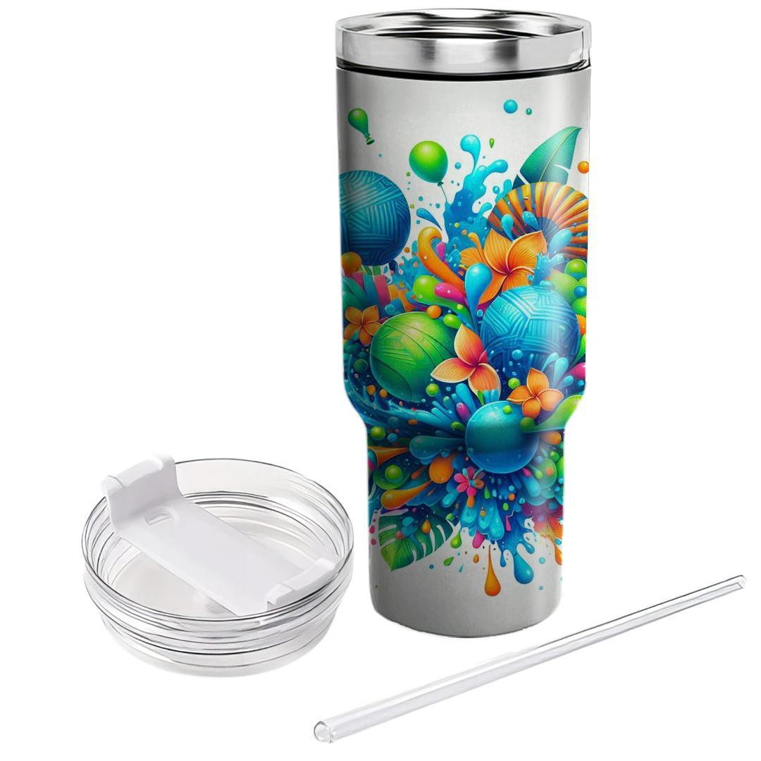 Playful Splashes - Water Festival  Personalized Tumblers