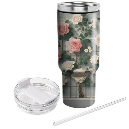 Victorian Rose Trellis  Insulated Tumblers