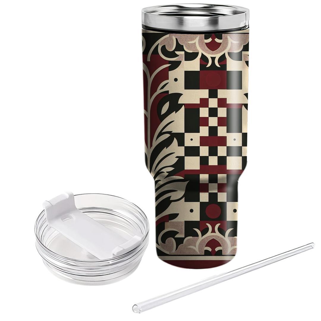 Chic Plaid Checker  Insulated Tumblers