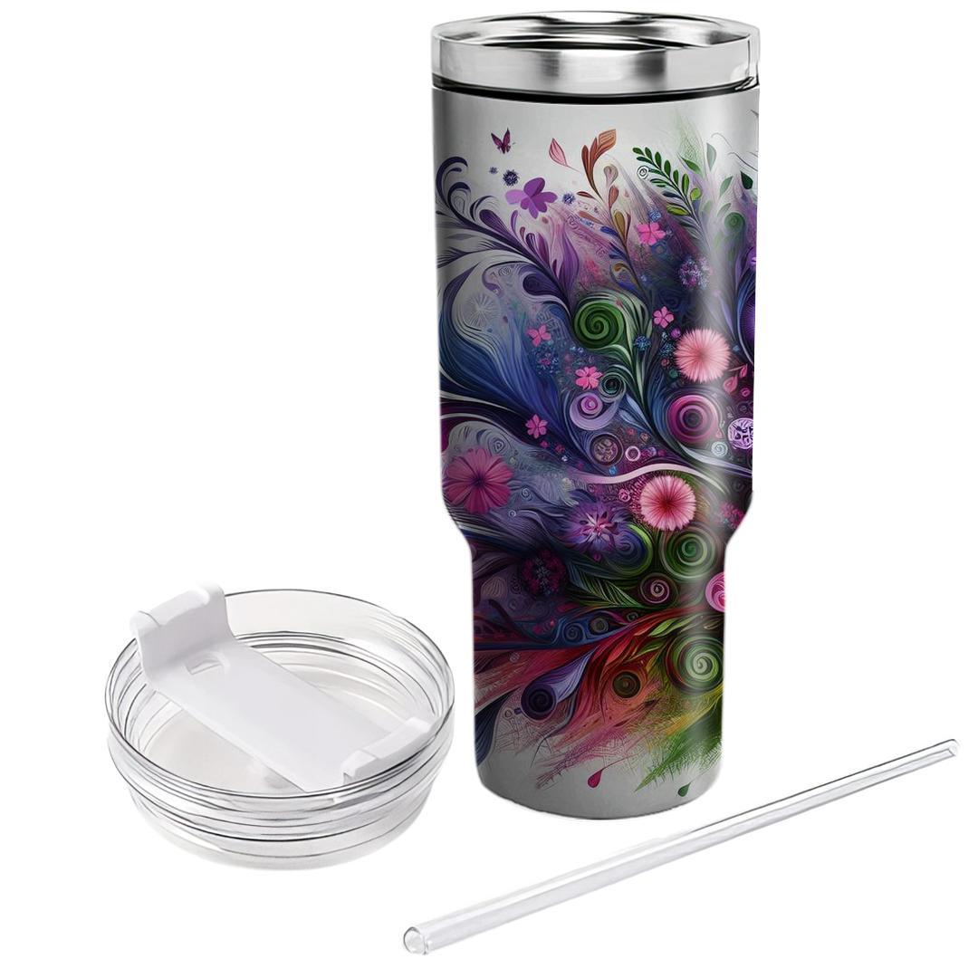 Floral Fiesta - International Women’s Day  Tumblers With Lids