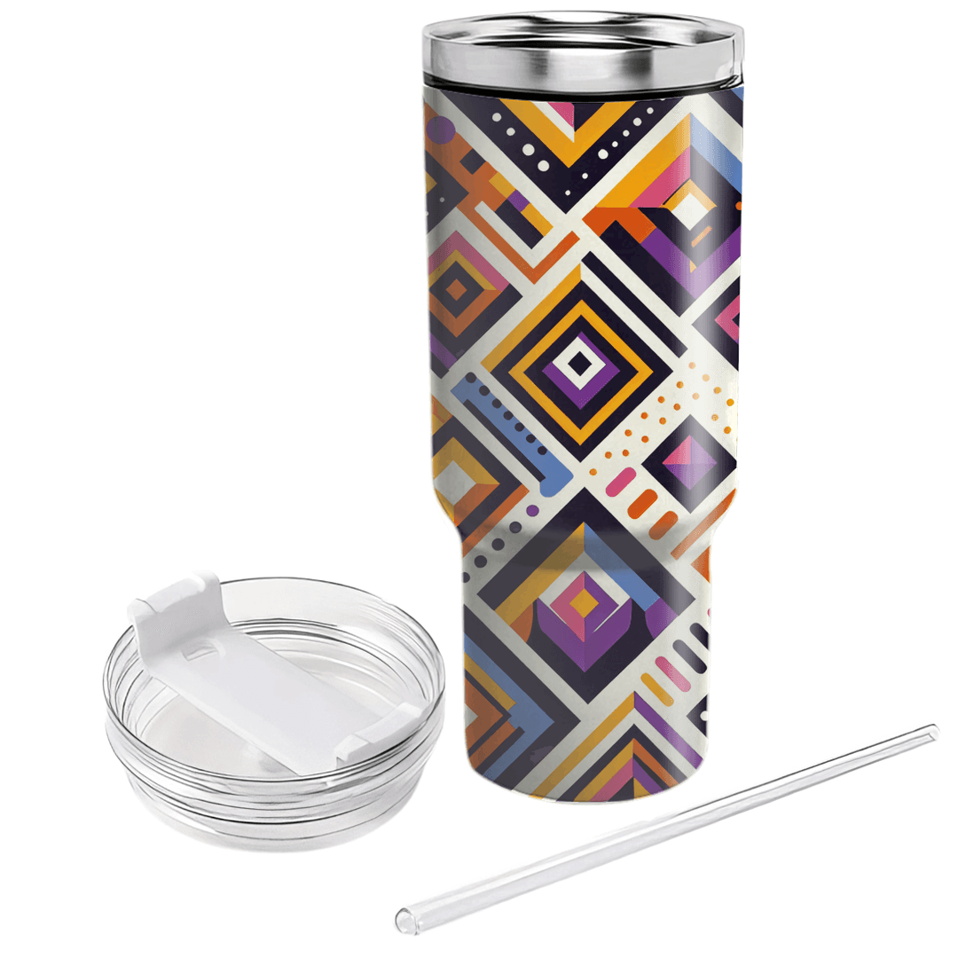Dynamic Diamond Patterns  Unique Tumblers