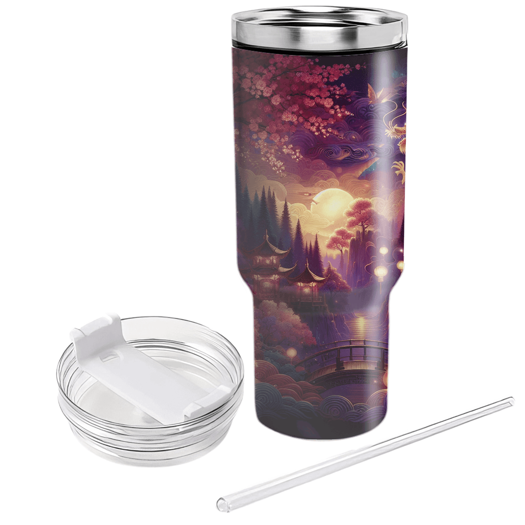 Enchanted Twilight - Lunar New Year  Decorative Tumblers