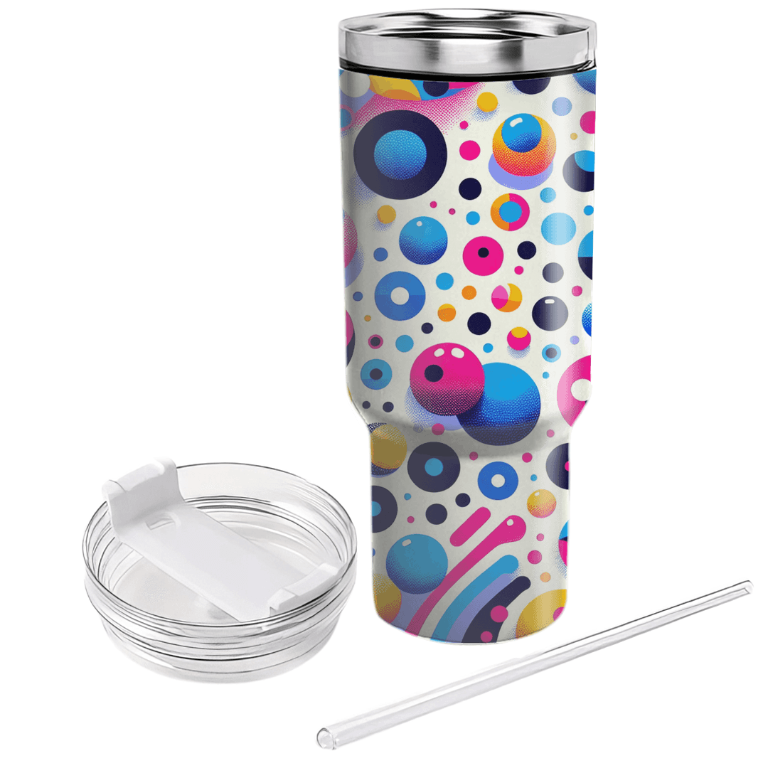 Retro Funky Polka Dots  Tumblers For Gifts