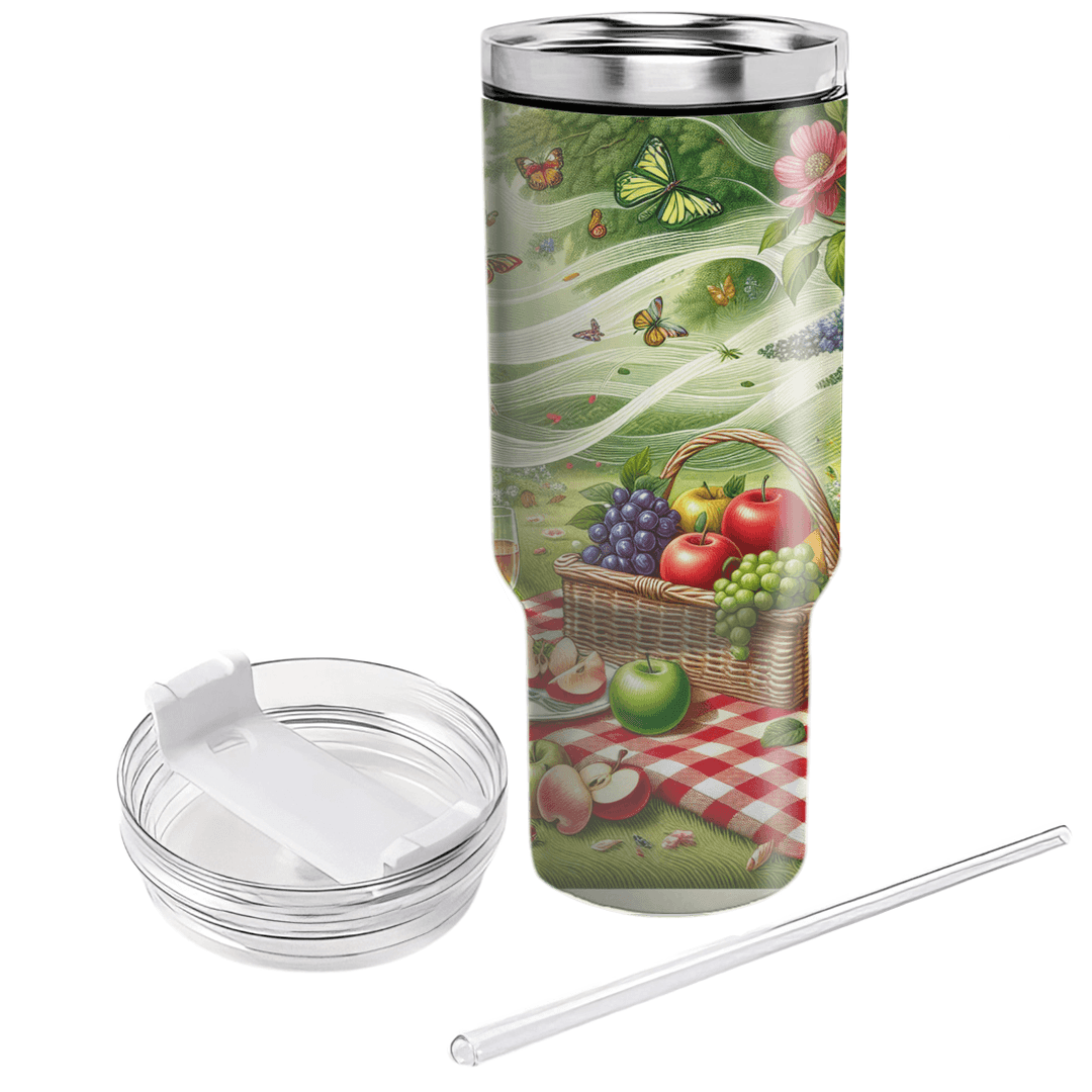 Spring Breeze Picnic  Personalized Tumblers