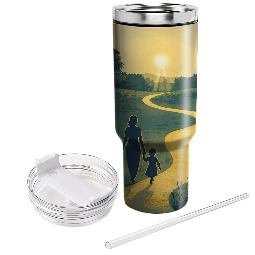 The Light Of Wisdom: Illuminating Paths With A Mother’s Guidance Tumblers With Lids
