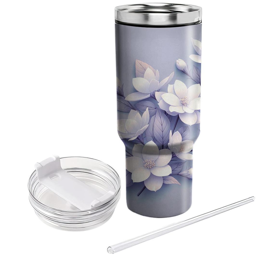 Blooming Jasmine Whispers  Insulated Tumblers