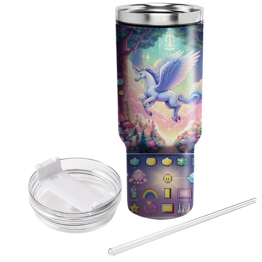 Fantasy Video Game World  Personalized Tumblers