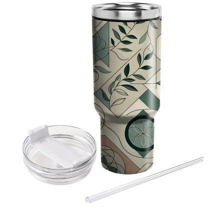 Geometric Nature Harmony  Tumblers For Gifts