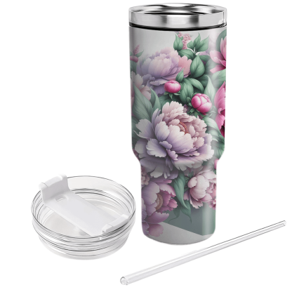 Pastel Peony Dream  Travel Tumblers