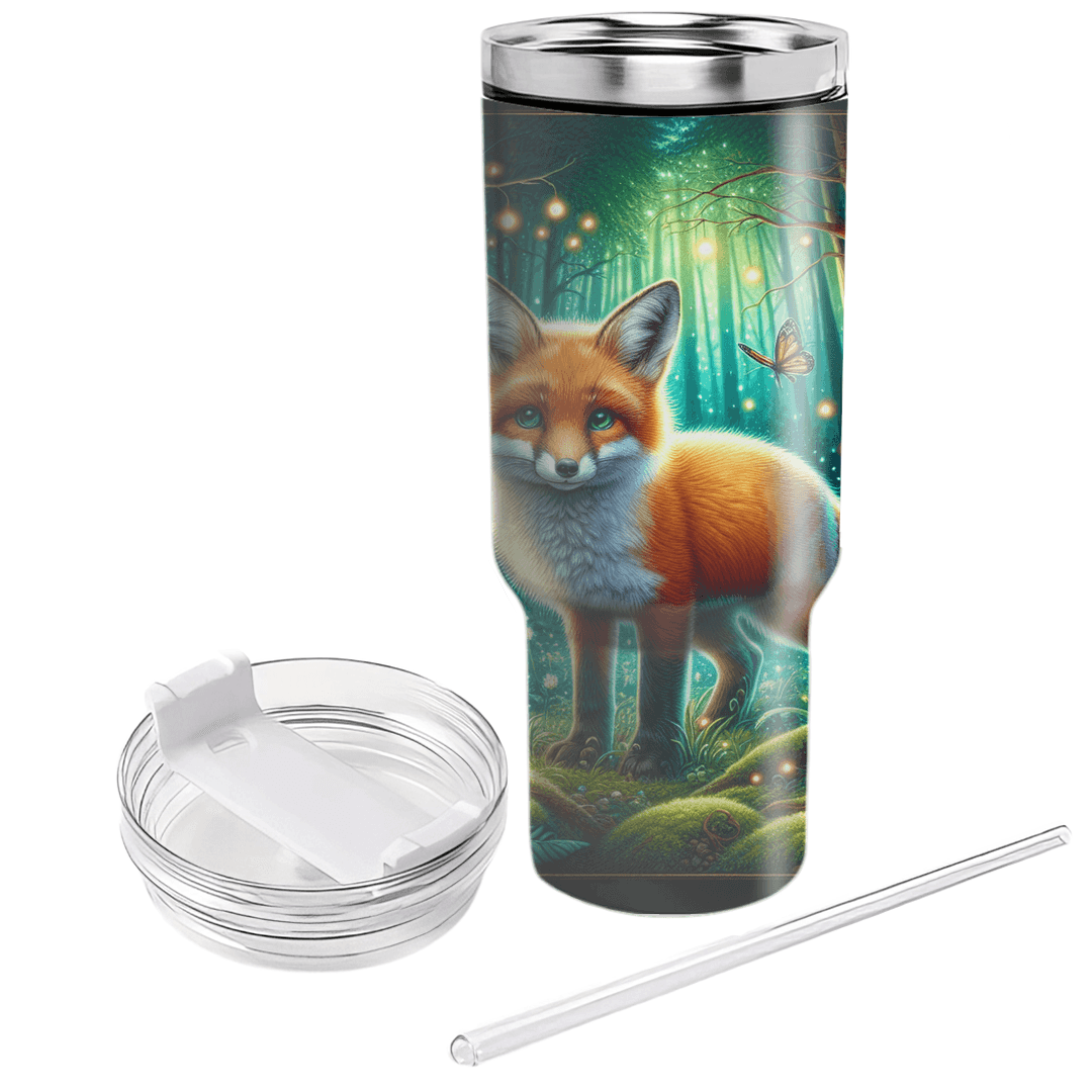 Enchanted Forest Fox  Tumblers With Lids