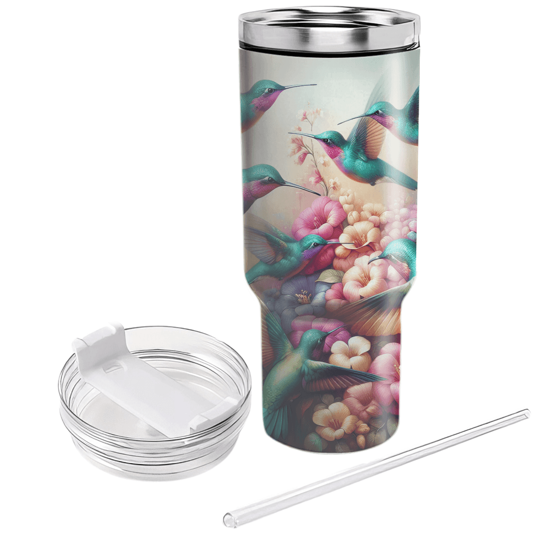 Ethereal Hummingbird Harmony  Tumblers With Lids