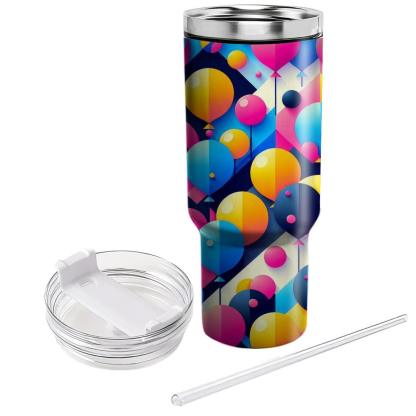 Festive Balloon Design  Tumblers For Gifts