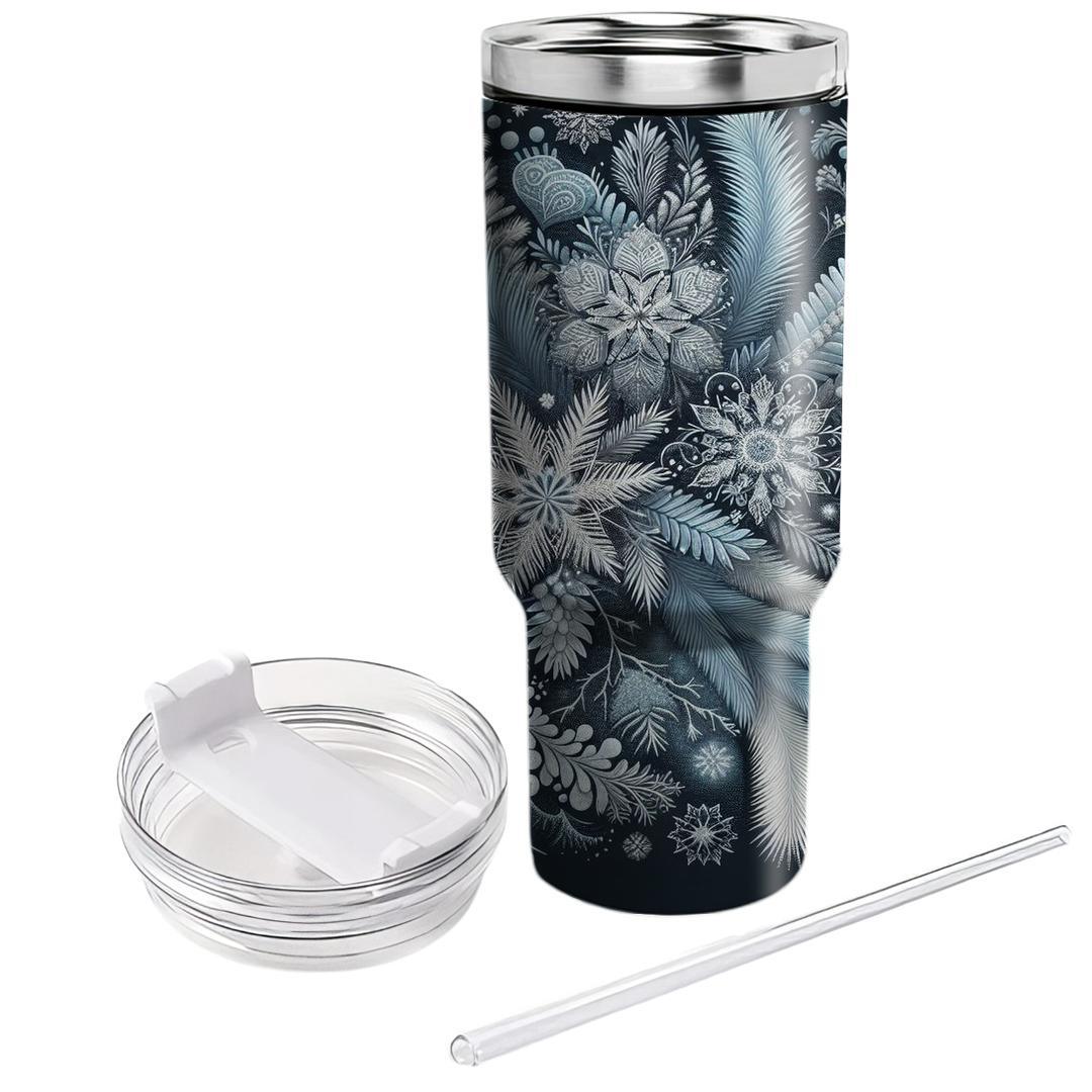 Frosted Pine Delight  Tumbler Cups