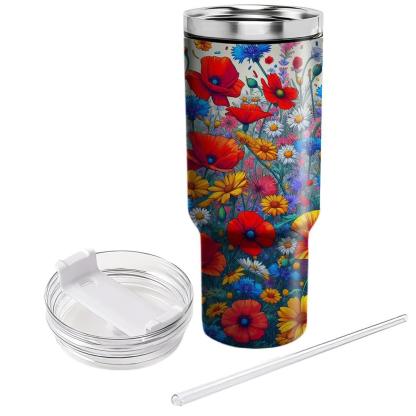 Wildflower Reverie  Insulated Tumblers