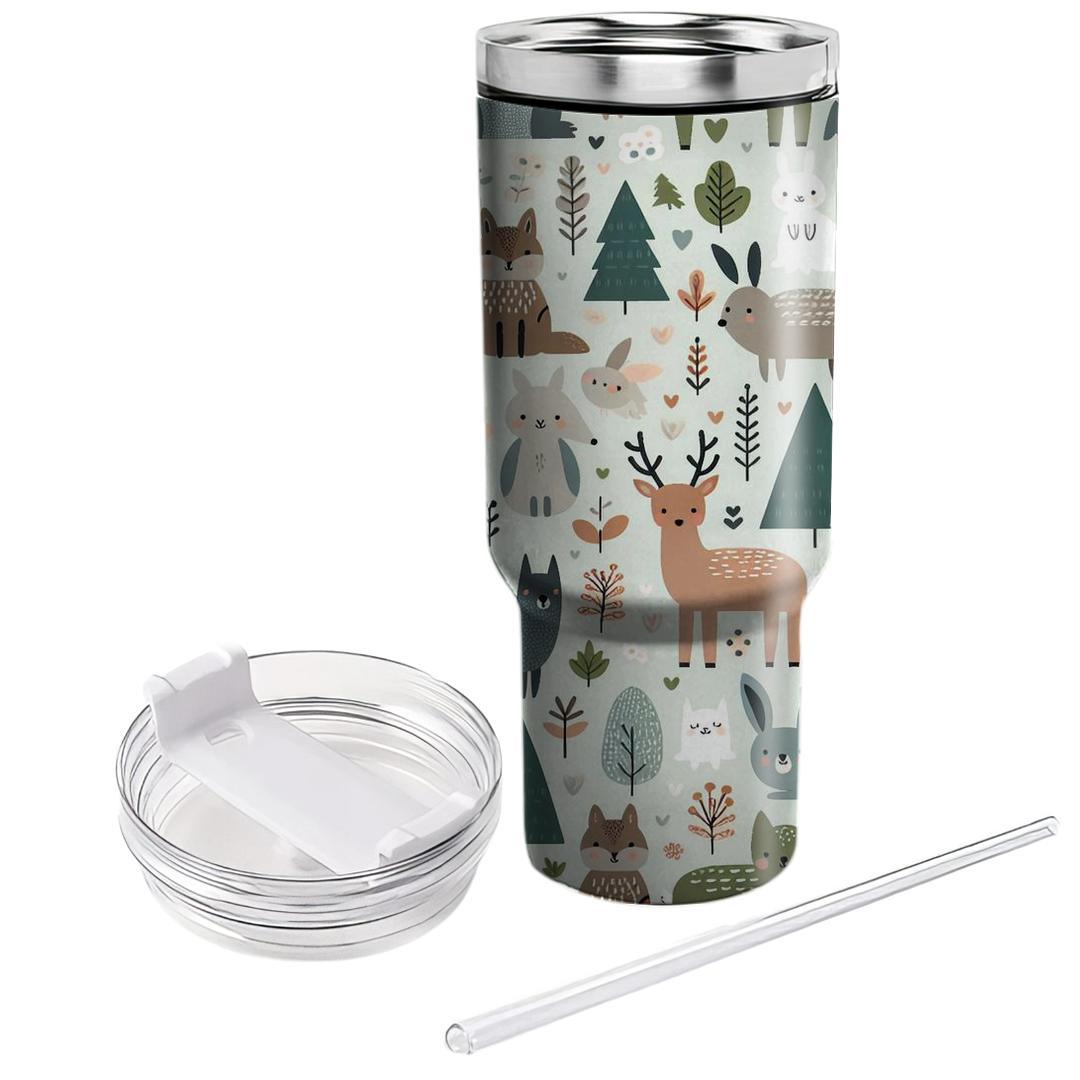 Cute Forest Animals  Custom Tumblers